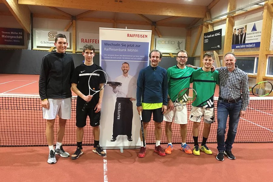 Sieger und Finalisten des 1.Raiffeisen Doppel Cup 2019.